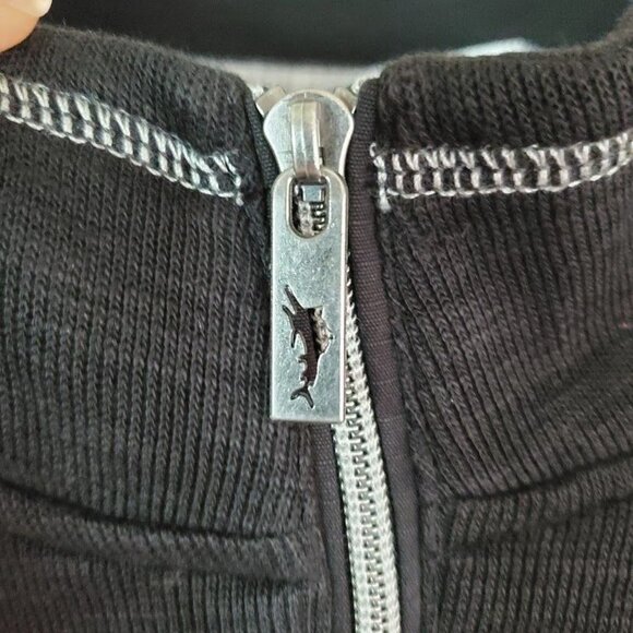 Tommy Bahama Quarter Zip Pullover XXL | Charcoal Gray Pima Cotton Tencel Blend - Picture 8 of 8